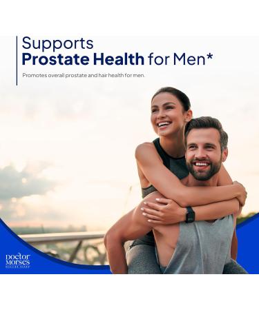 Doctor Morse's Saw Palmetto 10:1 Extract 500mg Equivalent to 5000mg, Prostate Health Support Supplements for Men & Women - FDA-Registered, NSF-Certified Facility - Extra Strength Formula - 90 Caps - Buy Online on GoSupps.com