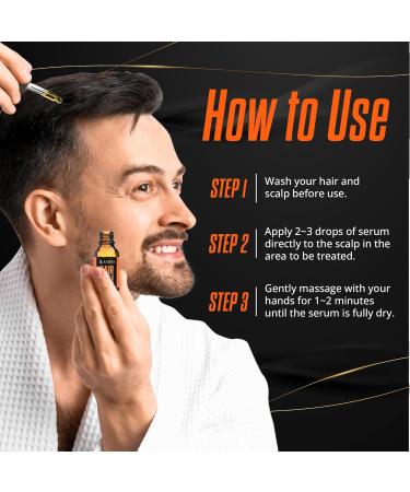 Abera Hair Growth Serum | Natural Hair Loss Treatment with Biotin & Castor Oil for Hair & Beard Regrowth - Shop Now - Buy Online on GoSupps.com
