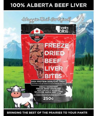 Berta Bites Freeze Dried Grass Fed Angus Beef Liver Bites - Buy Online on GoSupps.com