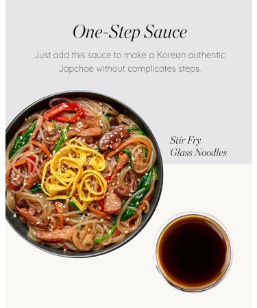 Sempio Japchae Sauce (60g) - Authentic Korean Cuisine at Home. Sweet & Savory Flavor for Stir-Fry Noodles - Buy Online on GoSupps.com