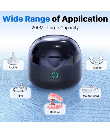  ITSHINY ITSHINY Ultrasonic Cleaner 45000Hz Ultrasonic Tray 200ml UV Lamp 25W Ultrasonic Cleaner for Dental Gutters Dentures Alig - Buy Online on GoSupps.com