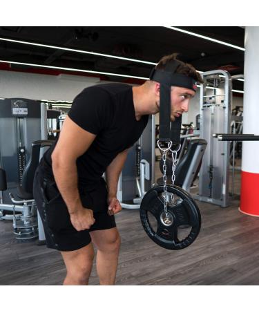 ARMAGEDDON SPORTS Head Trainer - Neoprene Neck Training Harness with Steel Chain for Weightlifting - Enhance Strength & Performance - Buy Online on GoSupps.com