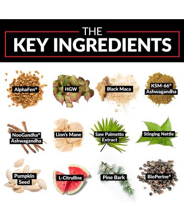 Alpha King Supreme New & Improved Testosterone Booster for Men with Fenugreek Seed & Ashwagandha to Increase Drive & Vitality  Boost Performance  and Build Muscle & Strength  Force Factor  120 Tablets 120 Count (Pack of 1) - Buy Online on GoSupps.com