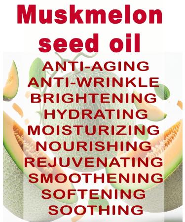 Botanical Beauty Muskmelon Seed Oil - 100% Pure Natural Virgin Cold-Pressed Carrier Oil for Face Skin Body Hair & Nails - Rich in Vitamin E & C - 2 Fl oz - Buy Online on GoSupps.com