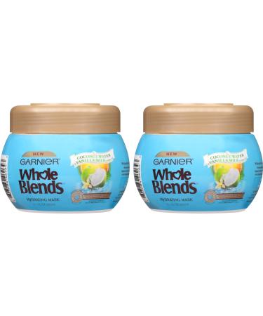 Garnier Hair Care Whole Blends Hydrating Hair Mask with Coconut Water & Vanilla Milk Extracts 2 Count