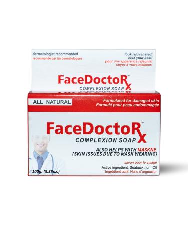 Face Doctor Complexion Soap Bar for All Skin Types - Anti-Aging and Acne Soap bar- Facial Soap for Women & Men - 3.35 Ounce