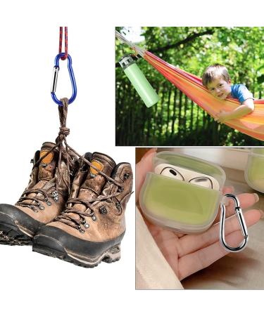 Buy Small Colorful Carabiner Hooks - Aluminum Snap Hooks for Camping Travel & Hiking - Durable & Lightweight Carabiners for Backpacks & Belts - Buy Online on GoSupps.com