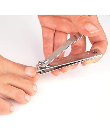 Premium REMOS 8cm Finger & Toenail Clippers - Durable Straight Blade Made of Hardened Steel for Precision Grooming | International Shipping Available - Buy Online on GoSupps.com