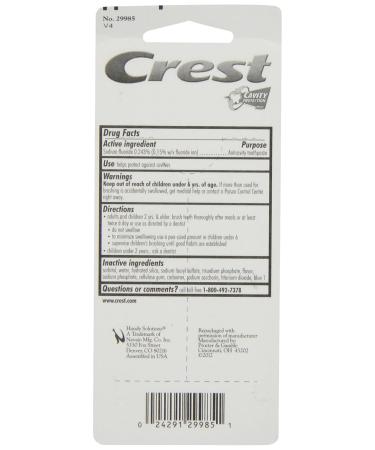 Crest Toothpaste Regular Pack of 12 - (.85 oz each) | Buy Online for International Shipping - Buy Online on GoSupps.com