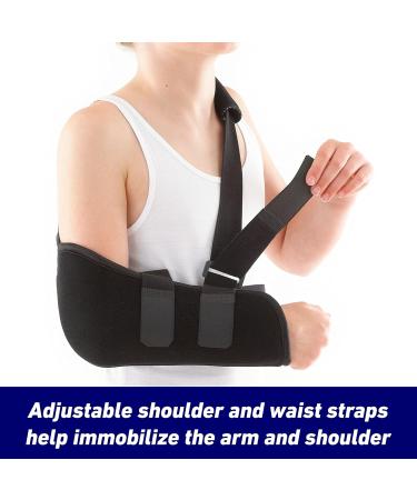 Neo-G Arm Sling for Kids - Shoulder Arm Injury Recovery Pre/Post Surgery Comfort Sponge Foam Child Sling Arm Support - Breathable Lightweight Soft Children Arm Sling Adjustable Left or Right - Buy Online on GoSupps.com