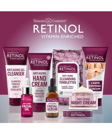 Retinol Night Cream Works While You Sleep to Restore and Reduce Fine Lines and Wrinkles + Retinol Anti-Aging Cream Cleanser Daily Deep Cleansing Facial Wash Exfoliates & Moisturizes - Buy Online on GoSupps.com