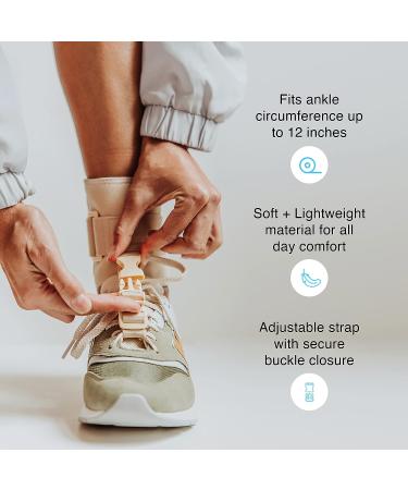 DOSH AFO Foot Drop Brace - Ankle Foot Orthosis for Walking With Shoes - Beige Drop Foot Brace for Improved Mobility - Buy Online on GoSupps.com