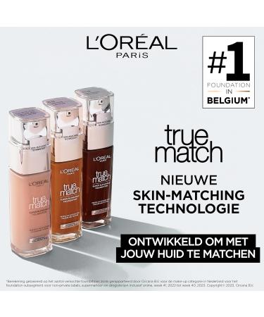 L'Oreal Paris L'Or al Paris True Match Liquid Foundation with Hyaluronic Acid 30 ml and SPF 10R Espresso - Buy Online on GoSupps.com