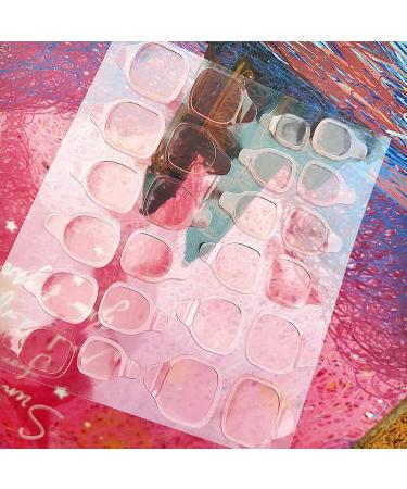 Santa Claus Fake Nails | 24 Self-Adhesive Short French Nail Art for Women & Girls - International Shipping - Buy Online on GoSupps.com