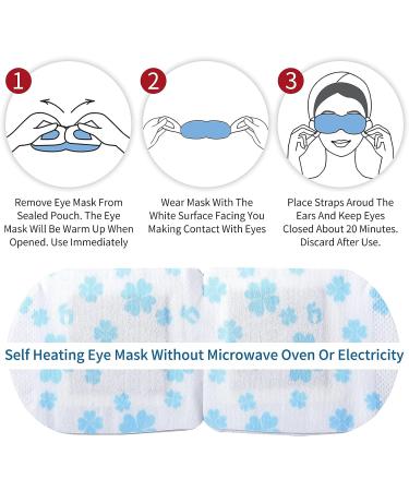OcuNice Heated Eye Mask - 16 Pack for Dry Eyes, Dark Circles, Puffiness, and Stress Relief - Self Heating, Disposable, Unscented - Buy Online on GoSupps.com