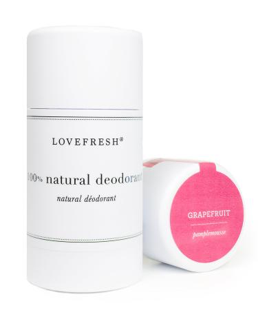 Natural Deodorant Stick | Handmade All-Natural Non-Toxic Clean Beauty (Grapefruit 3.7 oz | 109 ml)