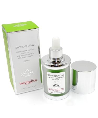 Buy YUNASENCE Orchid e Vitae Organic Anti-Aging Facial Oil Serum - 1oz | Advanced Face Oil with Orchid Argan & Vitamin C - International Shipping Available - Buy Online on GoSupps.com