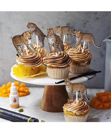 S-Cp-1004Ice Cream Fruit Dessert Cupcake Topper Colorful Glitter Happy Birthday Sensory Pop Game Theme Decor Supplies Baby Shower Boys Girls Birthday Party Decorations - Buy Online on GoSupps.com