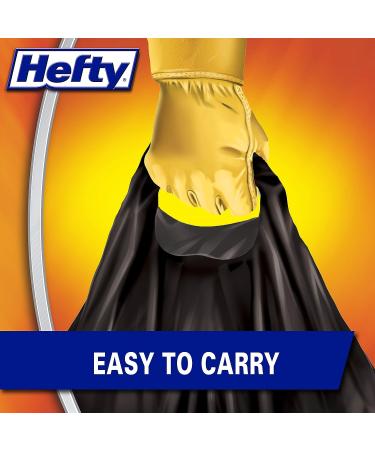 Hefty Load & Carry Heavy Duty 42 Gallon Contractor Trash Bags - 26 Count (Pack of 1) - Buy Online on GoSupps.com