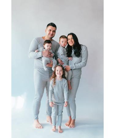 DreamBuy Ribbed Pyjama/Tracksuit/Loungewear | Unisex 20 Colours | Boys, Girls, Women, Men | 9-10 Years | Dove Grey - Buy Online on GoSupps.com