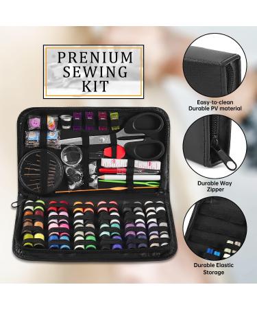YLSHG Sewing Kit 172 PCS - Premium Portable Mini Sewing Kit for Adults & Kids - Emergency Repair & DIY - Beginner-Friendly - Travel-Friendly - Sewing Accessories Included - Buy Online on GoSupps.com