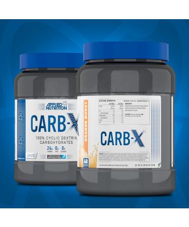 Applied Nutrition Carb X Highly Branched Cyclic Dextrin Carbohydrates 1.2kg - Vegan & Gluten Free, Sugar Free Intra & Post Workout Fuel for Training & Recovery - Orange Burst Flavor | 48 Servings - Buy Online on GoSupps.com