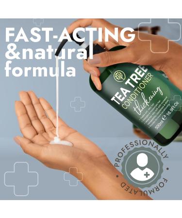 Terramed Just Think Comfort Tea Tree Shampoo & Conditioner Set - Itchy Scalp Hair Loss & Dandruff Relief | Nourishing Sulfate & Paraben Free Haircare for All Hair Types - Buy Online on GoSupps.com