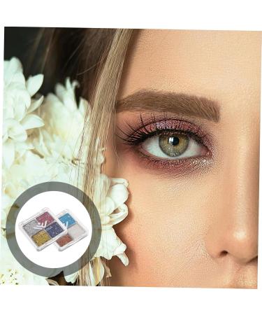 OHPHCALL 2pcs Glitter Eye Makeup Face Glitter Eyeshadow Palette Makeup Eye Shadow Eyeshadow Sparkle Shimmer - Buy Online on GoSupps.com
