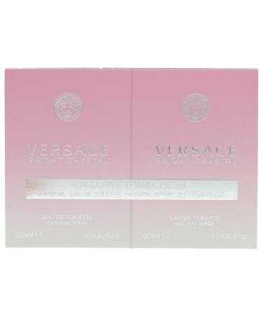 Versace Bright Crystal Gift Set 2 x 1.0oz (30ml) EDT Spray - Buy Online on GoSupps.com
