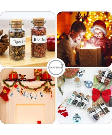 15Pcs Healing Crystal Gemstone Bottles Set - Natural Quartz Gravel Wishing Bottle Kit for Reiki Healing, Meditation & DIY Decor - 15 Colors - Buy Online on GoSupps.com