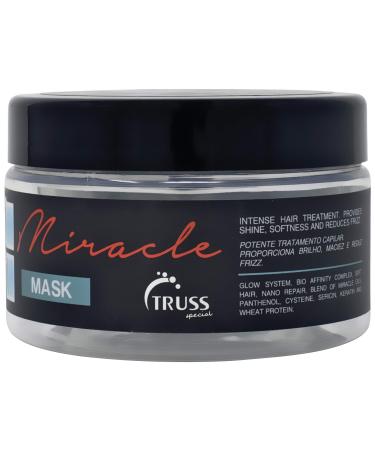 TRUSS Professional Miracle Mask - Intensive Moisture  Protein Infused  Keratin Conditioning Hair Mask - Repair Conditioner  Reconstructor  Detangler  Anti-Frizz  Repairs Dry  Damaged Hair