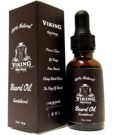Beard Oil - Styling Growth Conditioner for Men - Sandalwood Scent Made With Jojoba & Argan Oils - Buy Online on GoSupps.com