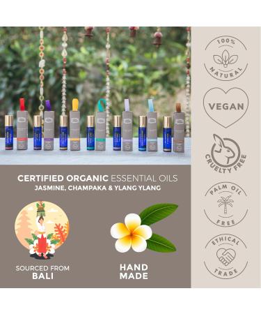 BALIPURA - Pure Love Crystal Aura Roll On - Jasmine Essential Oil with Love Rose Quartz Crystals - Essentail Oils for Body - Calming Essential Oils Roll On - Valentines Day Gift for Women - 0.34 floz - Buy Online on GoSupps.com