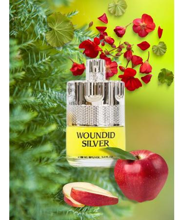 WOUNDID SILVER EAU DE PARFUM POUR HOMME 3.4 FL. OZ Woody Spicy fragrance for men - Buy Online on GoSupps.com