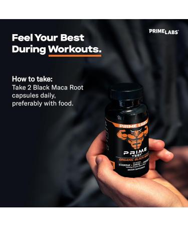 Prime Labs Tongkat Ali Plus (60 ct) + Organic Black Maca Capsules (60 ct) - Buy Online on GoSupps.com