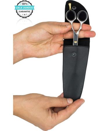 Socialic Effilting Scissors | Premium 16.5 cm Stainless Steel Thinning Scissors with Etui | Sharp Hair Clipper for Men & Women | Precise Hair Cutting Tool - Buy Online on GoSupps.com
