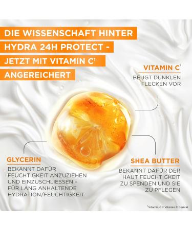  Garnier Garnier Ambre Solaire Hydra Protect+ Sun Milk 24h SPF 30 UVA and UVB Protection with Vitamin C 175 ml - Buy Online on GoSupps.com