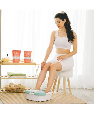 CalmGenix Foot Soak with Tea Tree Oil & Dead Sea Salt - Treat Nail Fungus & Athletes Foot, Moisturize & Deodorize Feet, Exfoliating for Hard Skin - Buy Online on GoSupps.com
