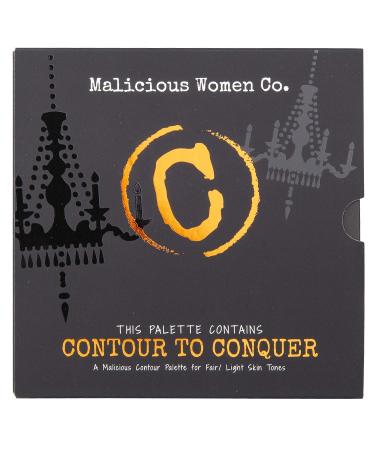 Malicious Women Contour To Conquer C Powder Palette - Fair/Light Skin Tones | High-Pigment Vegan Formula with Natural Ingredients - Buy Online on GoSupps.com