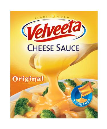 Velveeta Original Melting Cheese Sauce Pouches (3 pouch Box 12 oz)