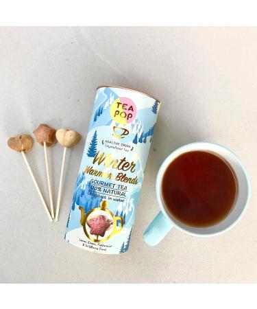 Buy Tea Pop Herbal & Fruit Tea AM Stick | 100% Natural Antioxidant Tea - 3 Tube Set - Buy Online on GoSupps.com