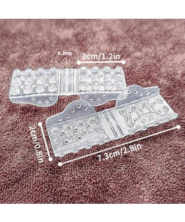 Clear Gel Toe Separators & Straightener for Hammer Toe, Crooked Toes & Hallux Valgus - One Size - Buy Online on GoSupps.com
