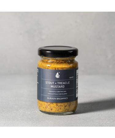 Burren Balsamics Stout & Treacle Mustard 100g | Bold & Tangy Flavor | Handcrafted in Ireland - Buy Online on GoSupps.com