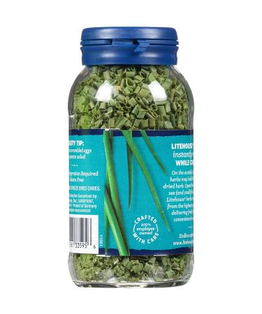 Litehouse Instantly Fresh Chives - 6 Jars, Equivalent to 12 Bunches | Non-GMO, Preservative & Gluten Free - Buy Online on GoSupps.com