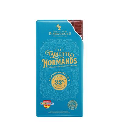 Chevaliers d'Argouges - Milk chocolate bar 33% - The Normans' milk chocolate bar 33% - 100g