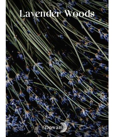 DOWAN 8oz Black Ceramic Jar Scented Candle - Rich Lavender Woods Wood Wick 45+ Hours - Non-Toxic Decor for Men's Cave & Bedroom - Buy Online on GoSupps.com