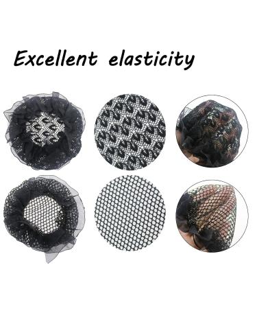 Invisible Hair Net Set - 12 Pack Reusable Elastic Mesh Bun Cover for Women & Girls - Ideal for Ballerinas, Dancers, Bank Clerks, Nurses, Skaters - Style 2 - Buy Online on GoSupps.com