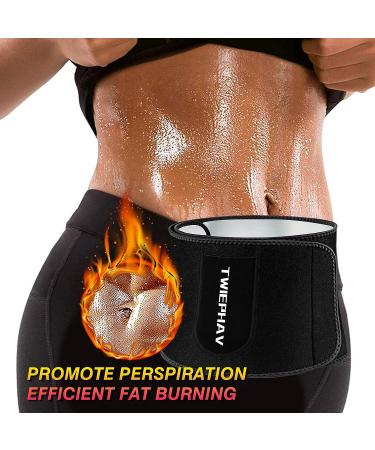 Buy Twiephav Slimming Belt | Adjustable Neoprene Fitness Sauna Sweat Belt for Men & Women - Enhance Weight Loss & Workout Results - Buy Online on GoSupps.com