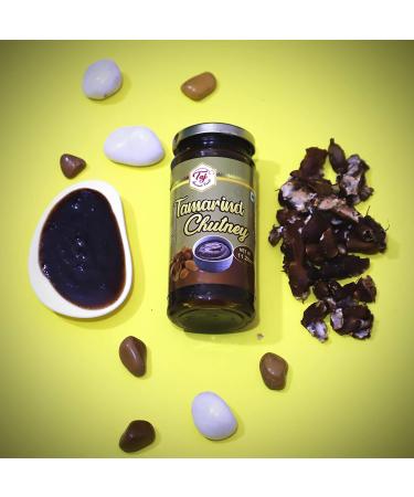 Taj Gourmet Tamarind Chutney 320g - Authentic Imli Chutney | 11.2oz Bottle - Buy Online on GoSupps.com