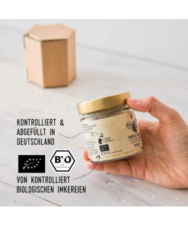 Beegut Bio Propolis Powder 100g | Organic & Sustainable | Ideal for DIY Products | International Shipping - Buy Online on GoSupps.com